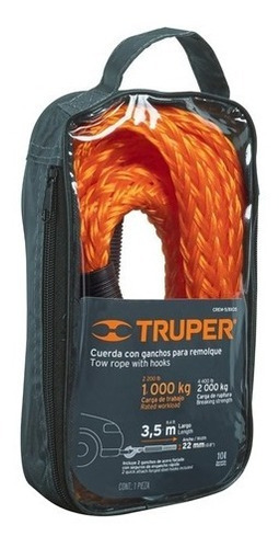 Cuerda De Remolque 3.5 Mts 1000kg Truper