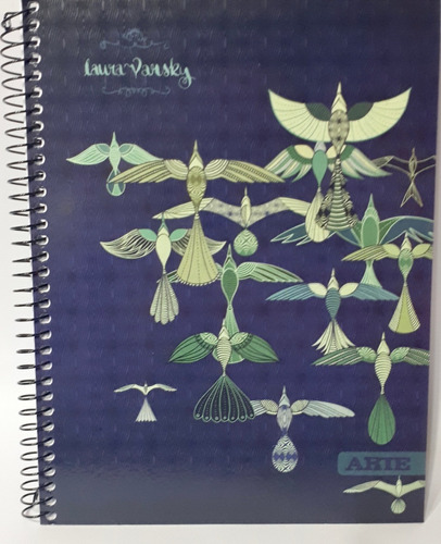 Cuaderno Arte Laura Varsky 16x21 Cm. 80 Hojas Rayadas