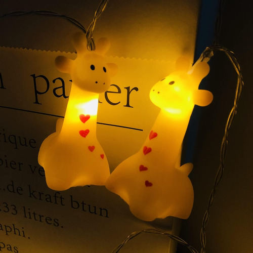 Luces De Cuerda De Jirafa Luces Nocturnas De Animales Que Fu