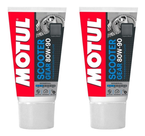 Aceite Transmisión Motul Scooter 80w90 Mineral X 2 Unidades