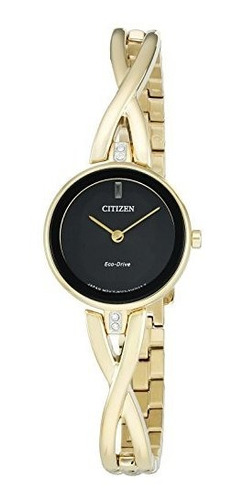 Citizen Women.s Eco-drive Goldtone Silhouette Brazalete Relo