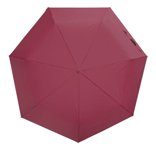 Paraguas Automático Sombrilla Bolsillo Resistente Filtro Uv Color Bordó