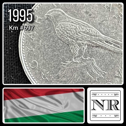 Hungría - 50 Florines - Año 1995 - Km #697 - Pájaro
