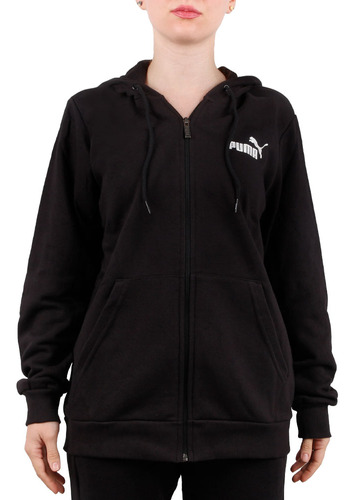 Campera Unisex Puma Essentials Negro Jj deportes