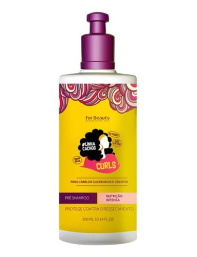 Pré Shampoo Curls For Beauty 300ml