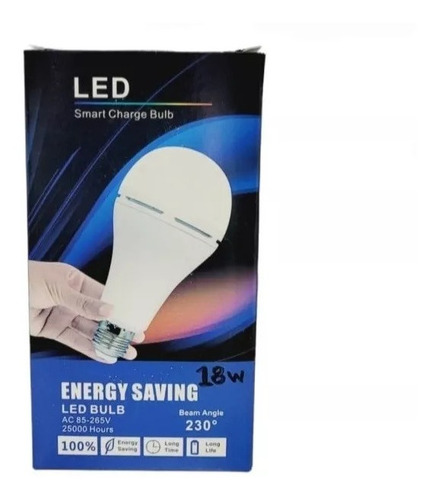 Ampolleta Led De Carga Inteligente De 18w 1 Unidad,.