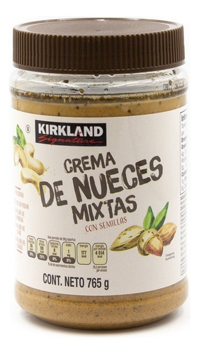 Crema De Nueces Mixtas Con Semillas Kirkland Signature 765g