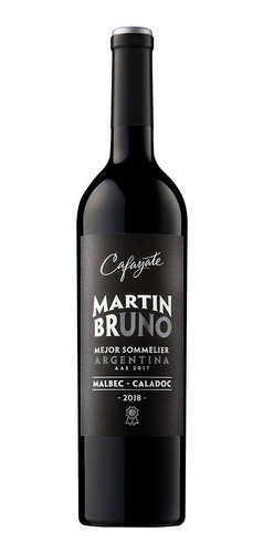 Vino Malbec Cafayate Martín Bruno Malbec - Caladoc 750ml