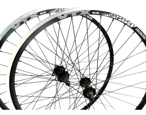 Imagen 5 de 10 de Ruedas Para Mtb Rod 26 Vt -x 502 Mazas A Rosca = Contino