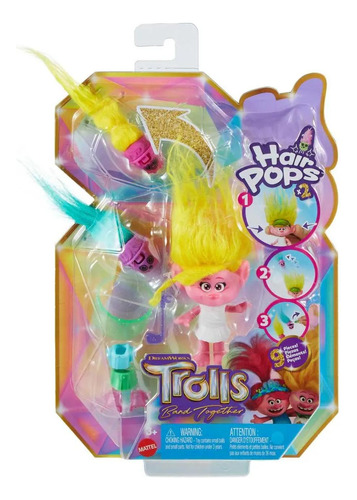 Trolls Hair Pops: Viva Mu±eca Con Accesorios