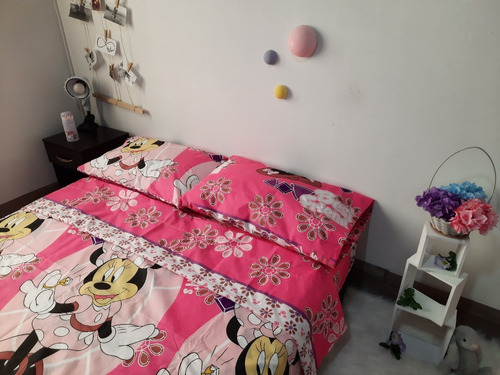 Juego De Sabanas - Cama Semidoble 120 X 190 X 25 - Minnie