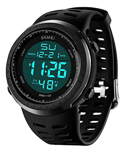 Lymfhch Reloj Deportivo Digital Para Hombres Pantalla Led Re