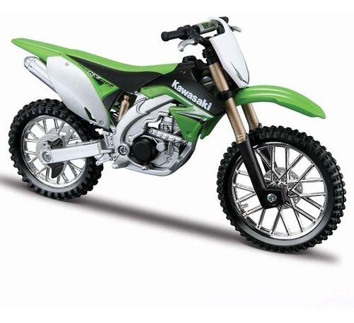 Kawasaki Kx 450f Moto A Escala 1/18 Bburago Moto Cross