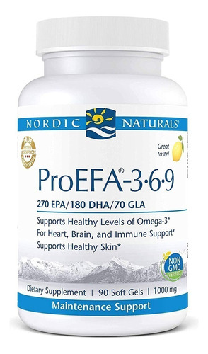 Pro Efa 3, 6, 9, 1000 Mg, 90 Soft, Nordic Naturals,