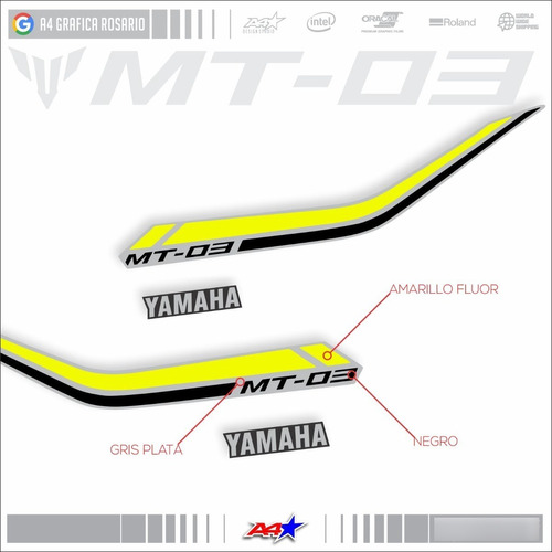 Calcos Tanque Yamaha Mt03 - Mt-03 Mt 03 - Envios