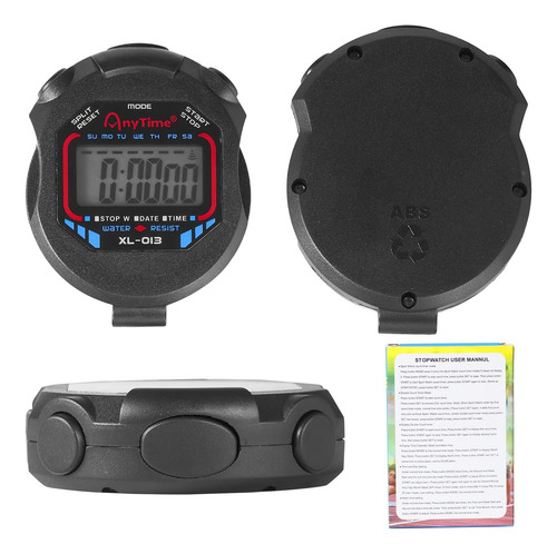 Cronómetro Digital Profesional E Impermeable Para Deporte