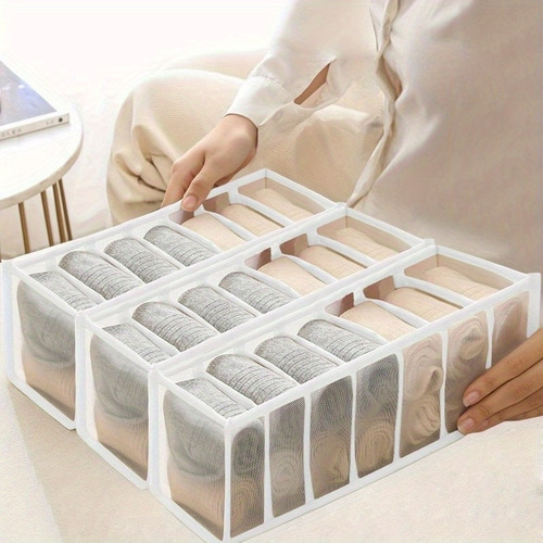 2×organizador Ropa Interior Y Calcetines 7 Rejillas