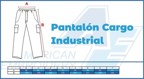 Pantalón Cargo Gabardina