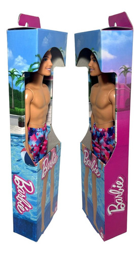 Boneco Ken Loiro Praia Tye Dye Mattel - Hxx52