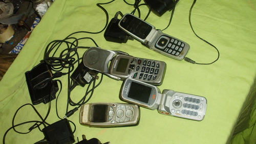 Imagen 3 de 6 de Lote Celulares Viejos Y Cargadores Revisar Repuesto