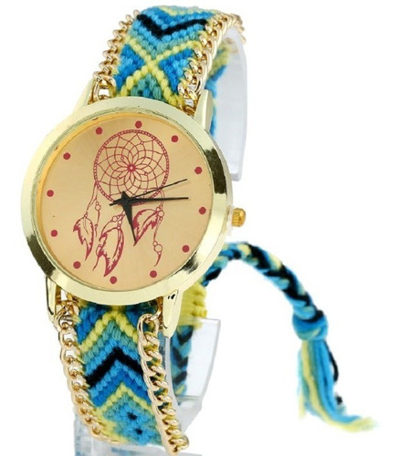 Reloj Vintage Dama Mujer Atrapasueño Moda Etnica A416