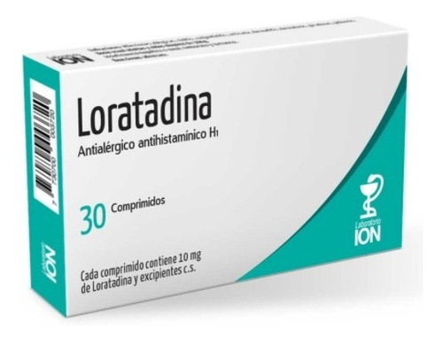 Imagen 1 de 2 de Loratadina Ion 30 Comprimidos