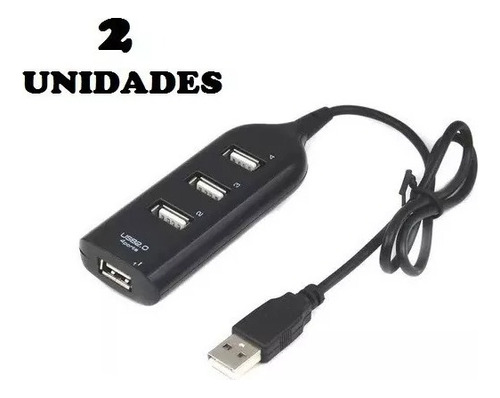 Regleta Hub Usb Portatil 4 Puertos Usb 2.0 Somos Tienda