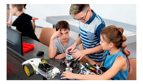 Chasis Carro Robot 2 Llantas For Arduino
