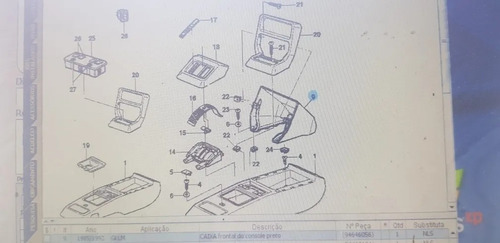Caixa Console Frontal Monza 85/92 Original Gm Cod 94646056
