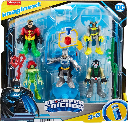 Imaginext Dc Super Friends Batman Toys, Batman Battle Multip