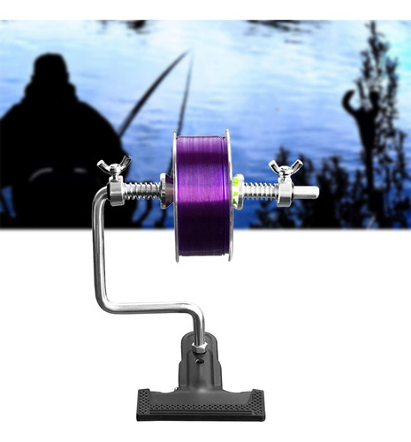 Bobinadora De Línea De Pesca Portátil, Carrete Giratorio,