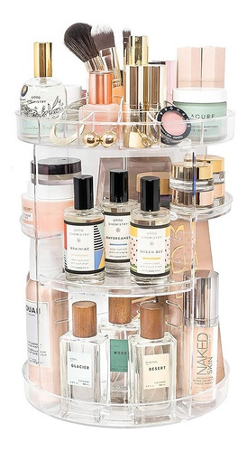 Organizador De Cosmeticos Glam Caddy - Maquillaje Giratorio