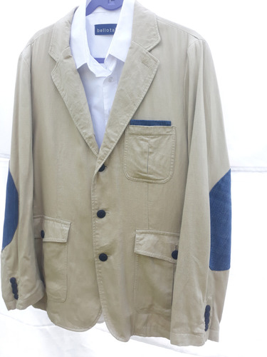 Blazer Casual Verano Hombre Tipo Lino! (Usado)