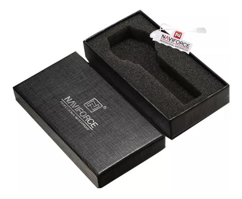 Relogio Masculino Naviforce 9134 Pulseira Couro Adultos