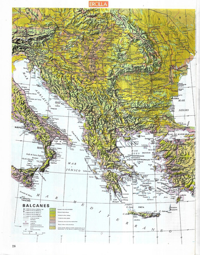 11 Fascículos Atlas Geográfico Universal + Mapa Chile Region (Usado)