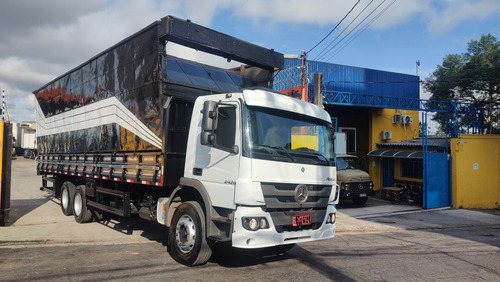 Mercedes Atego 2426 Modelo 2018 Com Carroceria Carvoeira