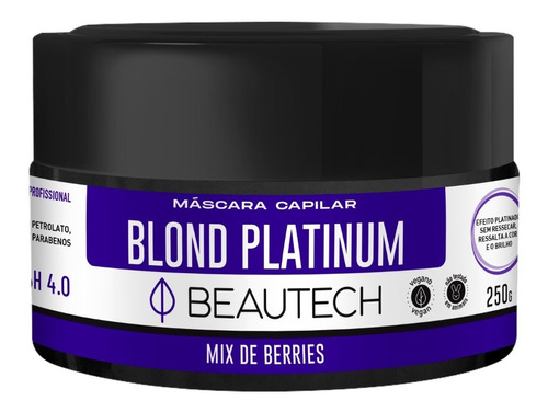 Máscara Capilar Blond Platinum 250grs Beautech.