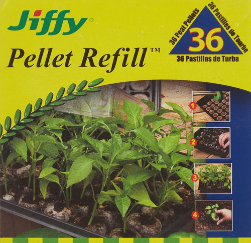 Recarga De Pellets Plantas J3r36 De 36 Mm, Paquete De 3...