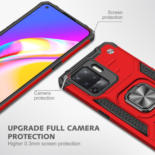 Funda Para Oppo Reno 5 Lite / Oppo A94 + 2 Cristal Templado