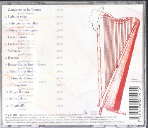 Juan Vicente Torrealba. Vol.3. Cd Original Nuevo Qqb. Zz (Usado)