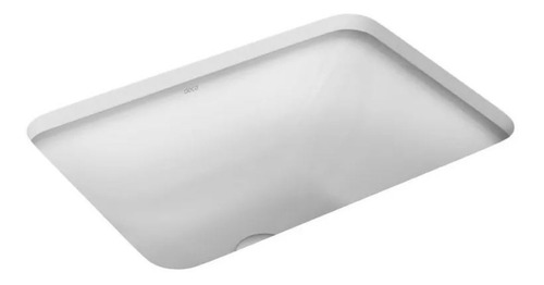 Imagen 1 de 10 de Bacha Deca L375 Loza Mesada Rectangular Bajomesada Embutir