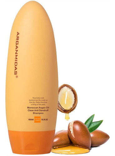 Arganmidas- Champú Hidratante Anticaspa Para Cuero Cabelludo