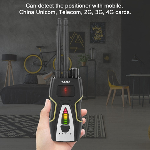T-8000 Detector De Señal Rf Buscador De Audio Gsm Gps Scan