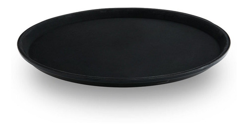 Bandeja Redonda Arienzo-se 45cm Antiderrapante Brinox Cor Preto