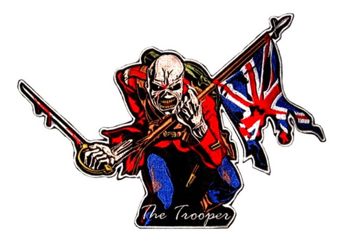 Parche Iron Maiden The Trooper Album Rock Banda Metal Grande