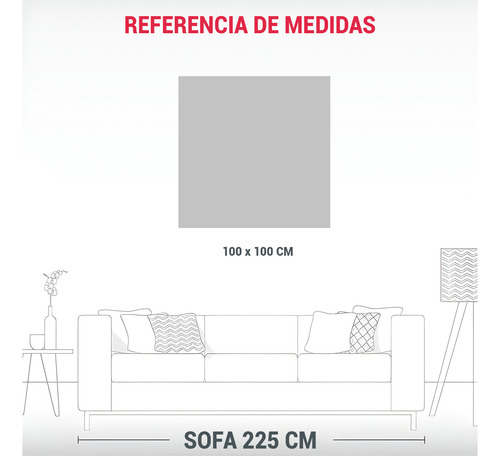 100x100cm Cuadro Formas Onduladas En Tonos Verdes Y Neutros