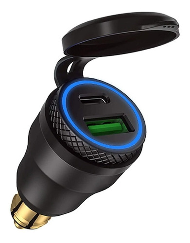 Adaptador Toma 12v Carga Rapida Usb C iPhone Bmw Duc Ktm Tri