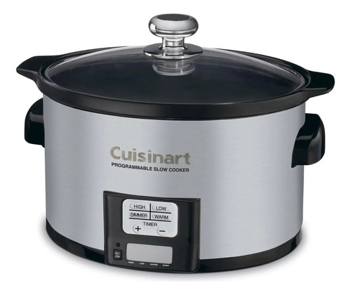 Olla De Cocción Lenta Programable Táctil 4lts Cuisinart