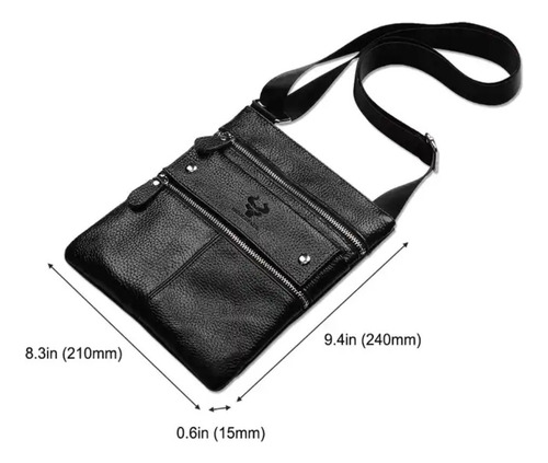Morral De Cuero Humerpaul - Unisex (hombre/mujer)