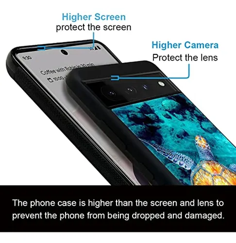 Carcasa Carloca Compatible Con Google Pixel 7 Pro, Sea Turtl